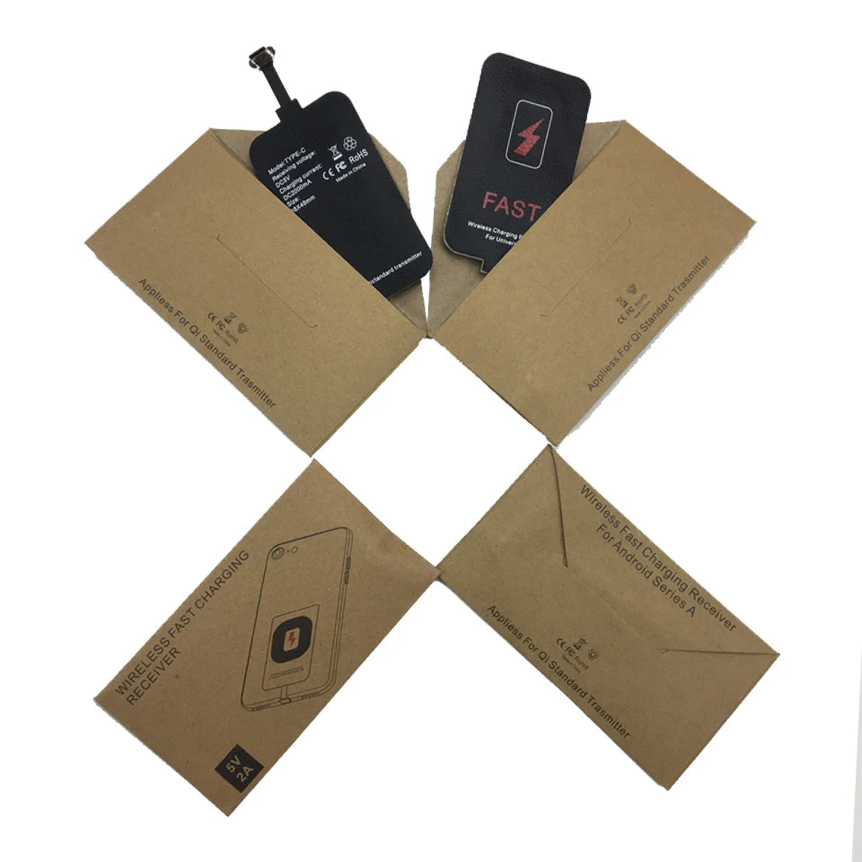 10W 5V/2A Wireless Charger Receiver Phone Charger Coil USB-C For iPhone 4 5 5s 6 6s 7 7 Plus Xiaomi Type-C Fast Receptor