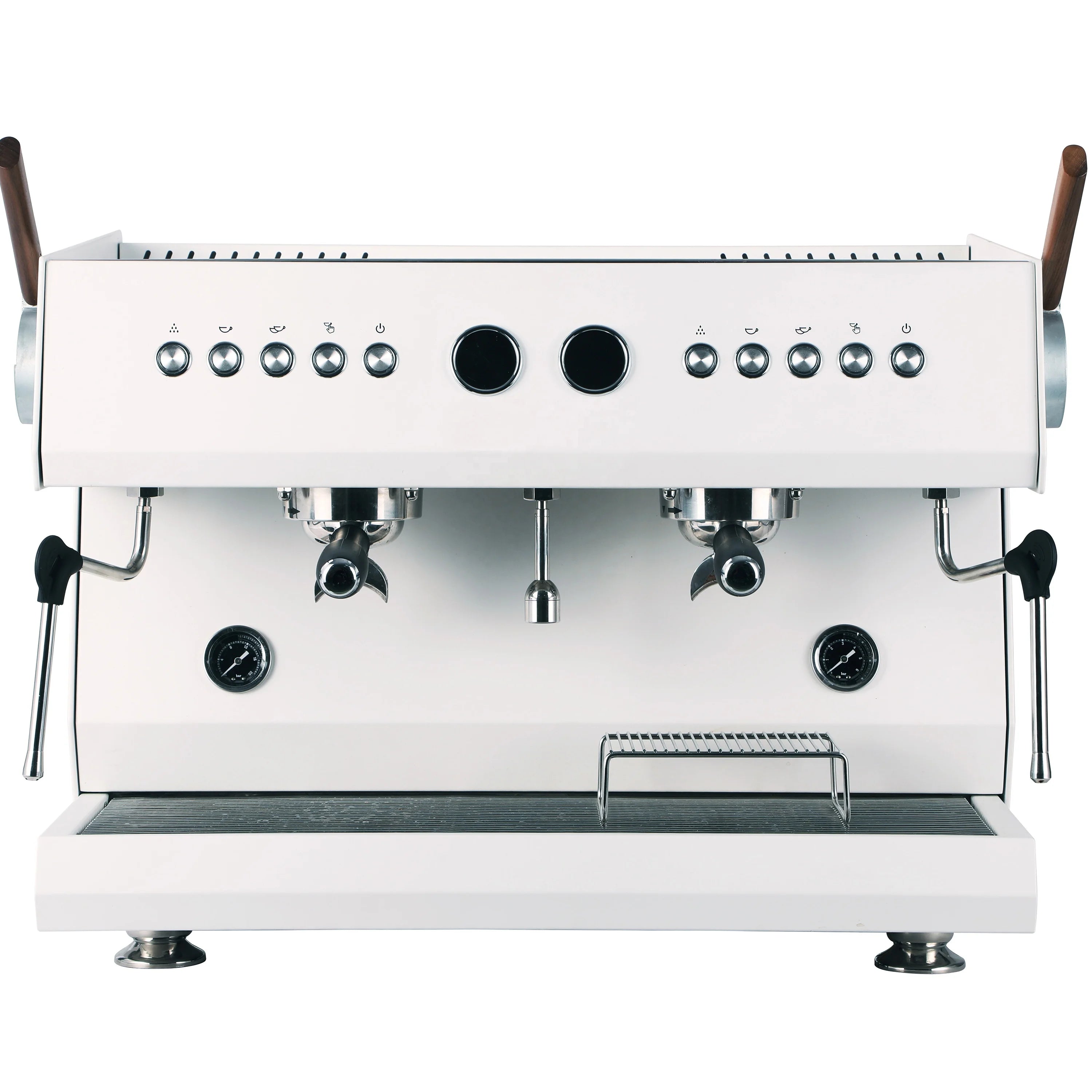 Commercial Professional Stocked Italian Kaffee Two Group Semi Automatic Coffee Maker Espresso Coffee Machines