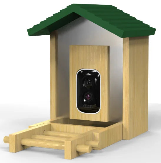 Smart Bird Feeder with Camera Solar Powered AI Camera for Identify Bird Species Auto Capture Bird Videos