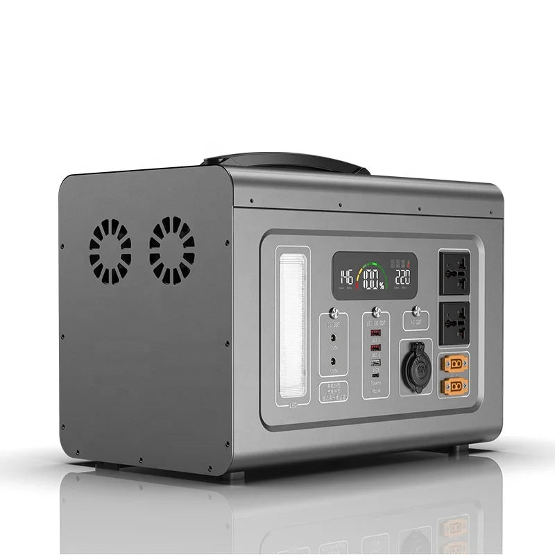 Best Price Outdoor Portable Solar Charger 500w 1000w 1500w Powerbank Solar Power Bank With Led Lights
