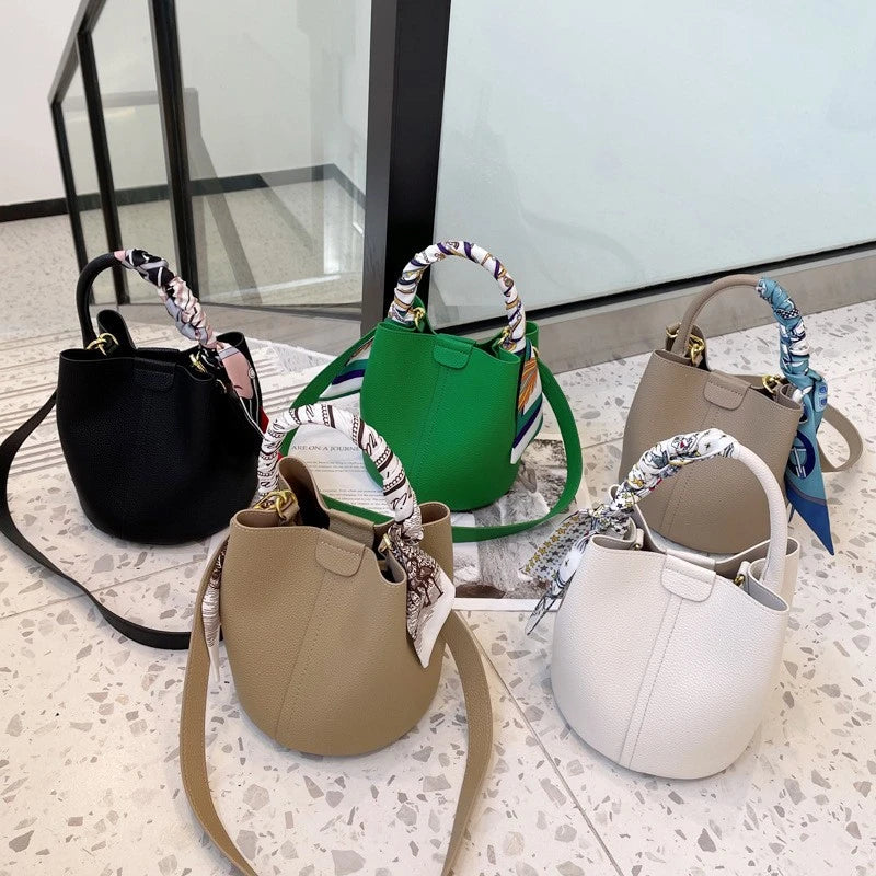 Hot Sale Women Hand Bags Bucket Shape Shoulder Crossbody Bag Ladies Messenger Bags Women Handbags