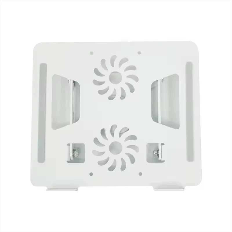Metal Adjustable Laptop Stand 360 Degree Rotating Laptop Cooling Stand Foldable Laptop Riser Stand with Double Fans