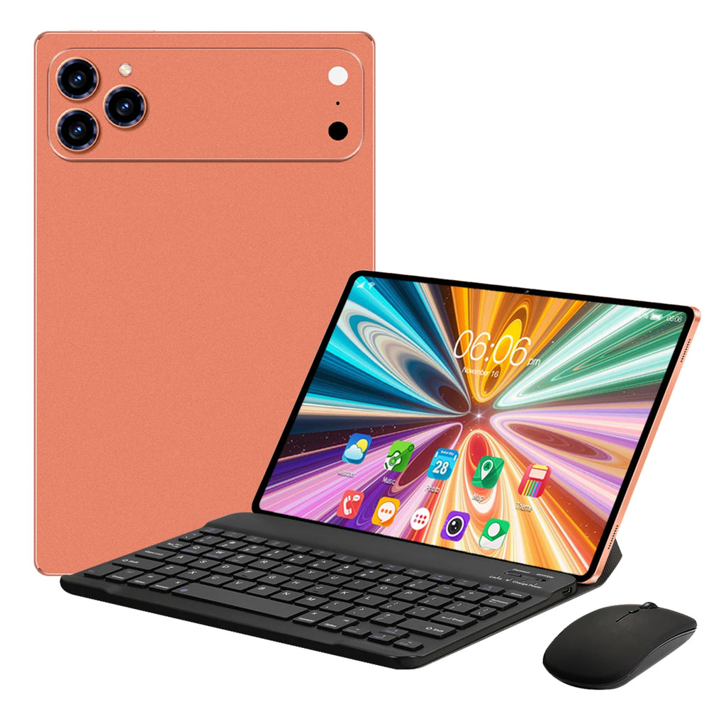 Good Quality Dual SIm Calling 17 Pro Max OEM 10 inch Android 14 Tablet  8+128GB WIFI 3G 4G Tablet Pc With Keyboard Case Mouse