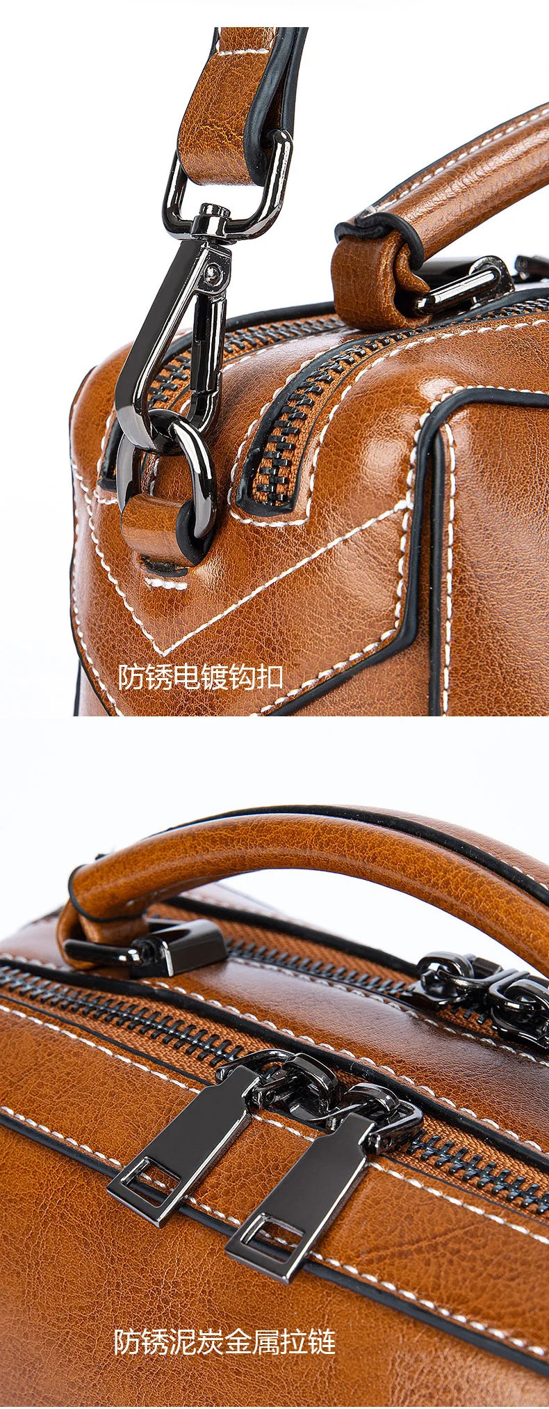 2022 Shoulder  Genuine Leather Waist Fanny Pack Crossbody Chain Shoulder Bags Women Handbags Ladies