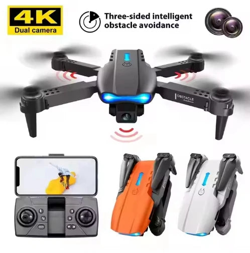 2026 New E99 RC Mini Drone 4K 1080P Dual Camera WIFI FPV Aerial Photography Helicopter Foldable Quadcopter Dron