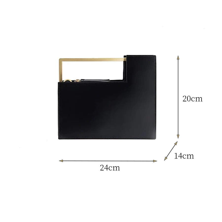 Fashion Metal Handle Box Type Women Handbags Organ Design Pu Women's Shoulder Bags Luxury Messenger Crossbody Bag Ladies Totes