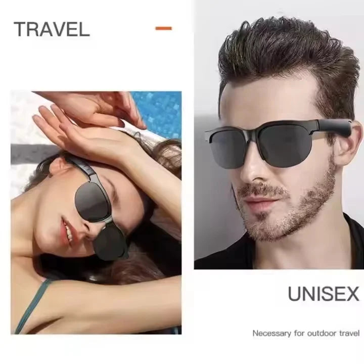 Wireless Glasses Earphones Pressure Free Custom Earphones Music 5.3 Smart Glasses Digital Glass Audio BT Sunglass