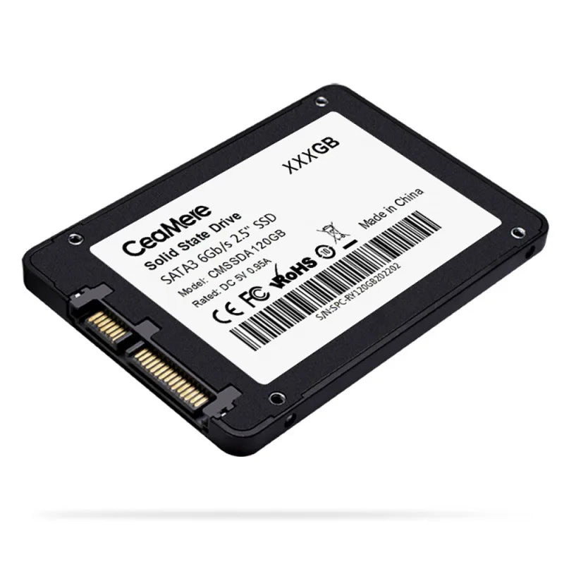 Sata3 2.5 Inch SSD Solid State Drive 120GB-2TB Capacity Laptops Desktop Computers Solid Hard Drive SATA Internal External Use