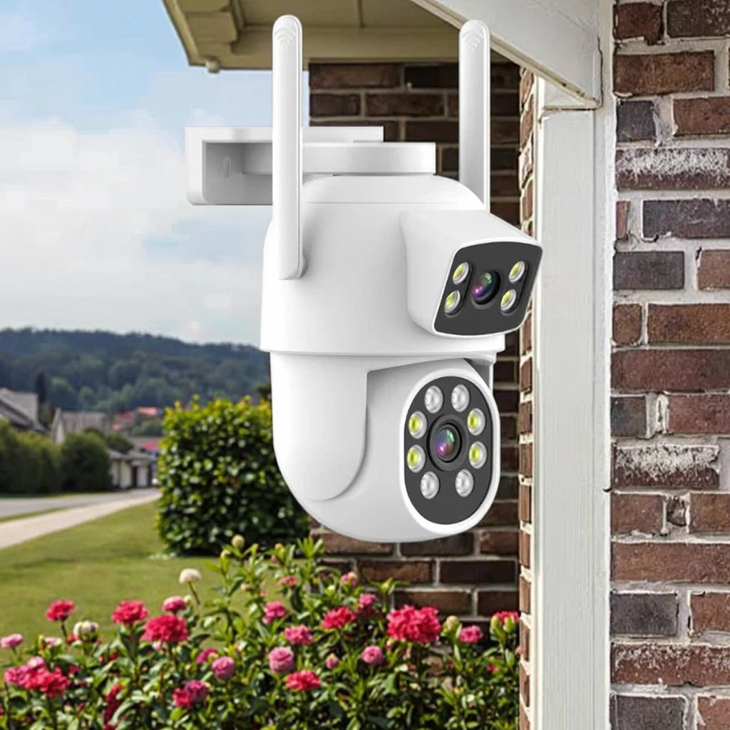 New Night Vision Home Security Camera Built-in Microphone PTZ Camera Home Security Outdoor Rotating Camera Support 256GB TF Card