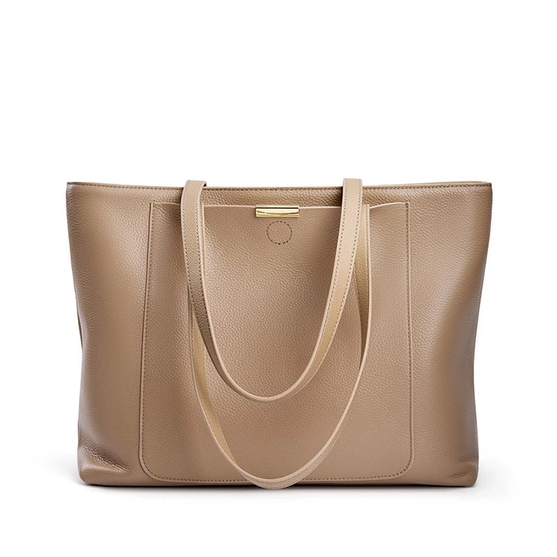 Wholesale Fashion Large Women'S Tote Bags Personalized Custom Logo Genuine Leather Shoulder Luxury Bag for Women Handbags 2026