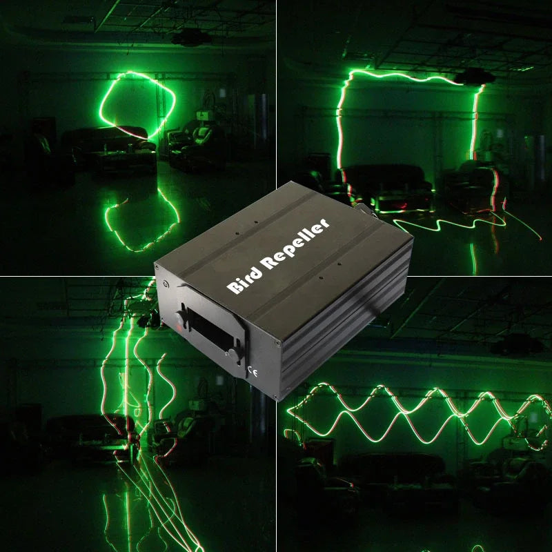 2025 Classic Indoor Bird Laser Light Harmless Bird Repellent Device With RF Control for Farm Warehouse Keep Birds Pigeon Away