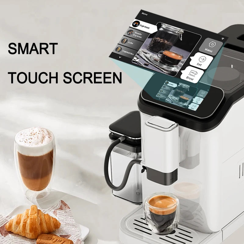 WIFI Smart App 20 bar Bean-To-Cup Coffee Maker Espresso Machine Home Super Automatic Coffee Machine