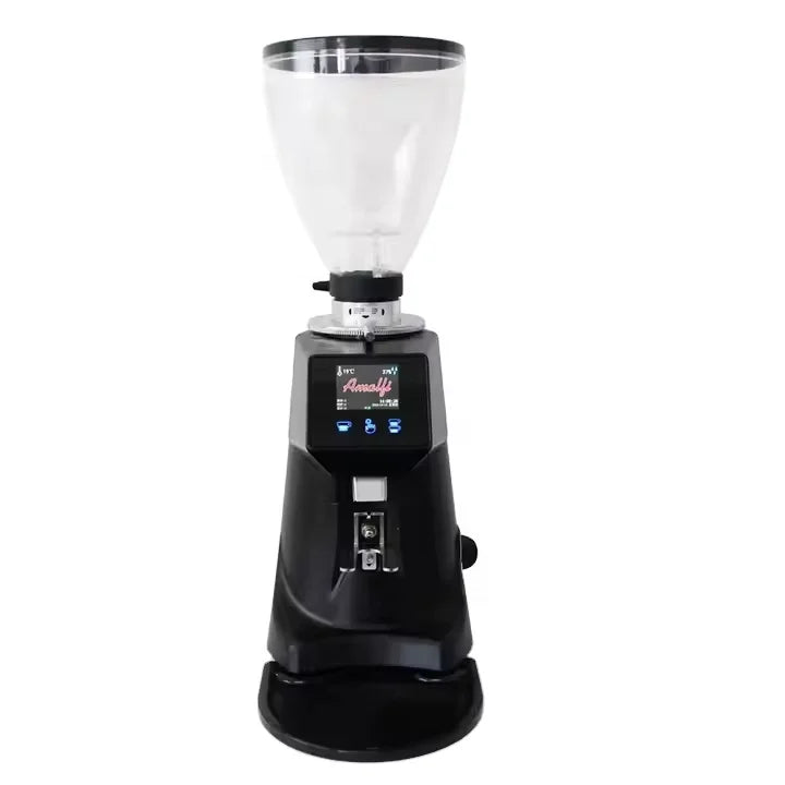 Professional 64mm Burr Electric Automatic Coffee Grinder Accessories Mill LED Display Timer Household Bean Grinder Machine