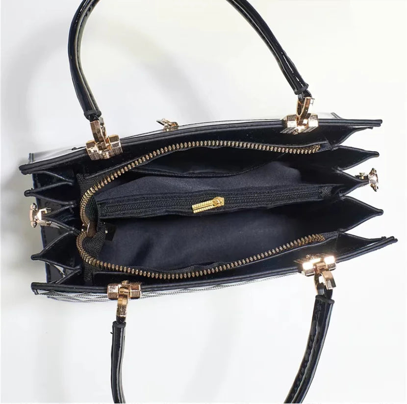 2024 New Swan Pendant Crocodile Pattern High Capacity Fashion Trend Messenger Bags Luxury Women's Bags Womens Handbags
