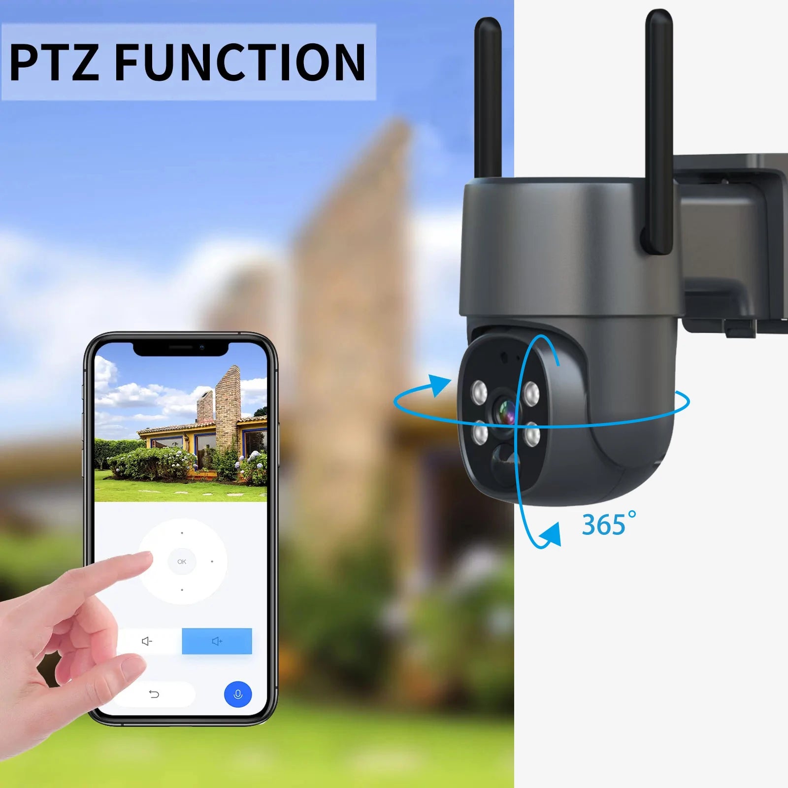 Solar Powered Security Cameras Wireless Outdoor Waterproof and Weatherproof Motion Detection CCTV Camera Solar 4G