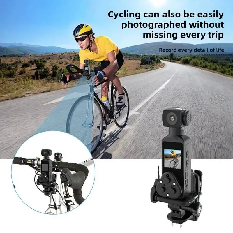 K2F Pocket Action Camera 4K WIFI Night Vision Face Tracking 270-degree Rotation Handheld Waterproof Projection Cycling Sports
