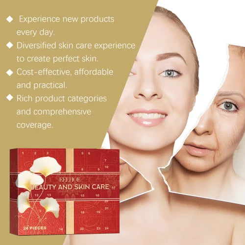 EELHOE 24 Cells Beauty Makeup Blind Box Hydrating Skin Care Moisturizing Skin Care Set 24 Cells Skin Care Blind Box