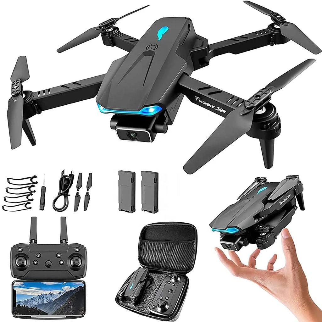 2024 Cheapest S89 Drone 4K HD Camera WiFi FPV Positioning Mini Foldable Pocket Dron RC Quadcopter