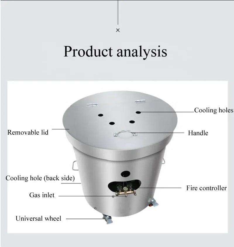 Automatic Coffee Bean Roaster With 3 Baking Curv Commercial Roaster Electric Roasting Machine Grain Dryer