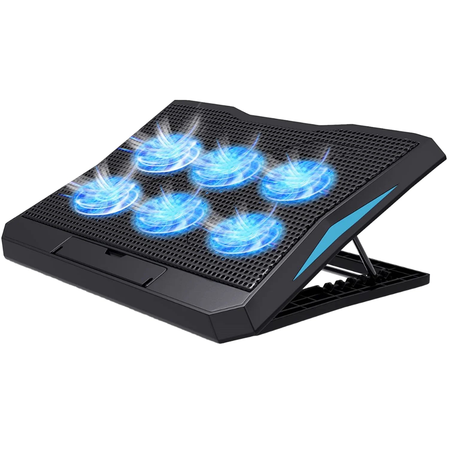 X6A Budget Dual Fans Laptop Cooler Plastic Adjustable Stand with USB Ports for 15.6/17.3 Inch Gaming Laptops in Stock
