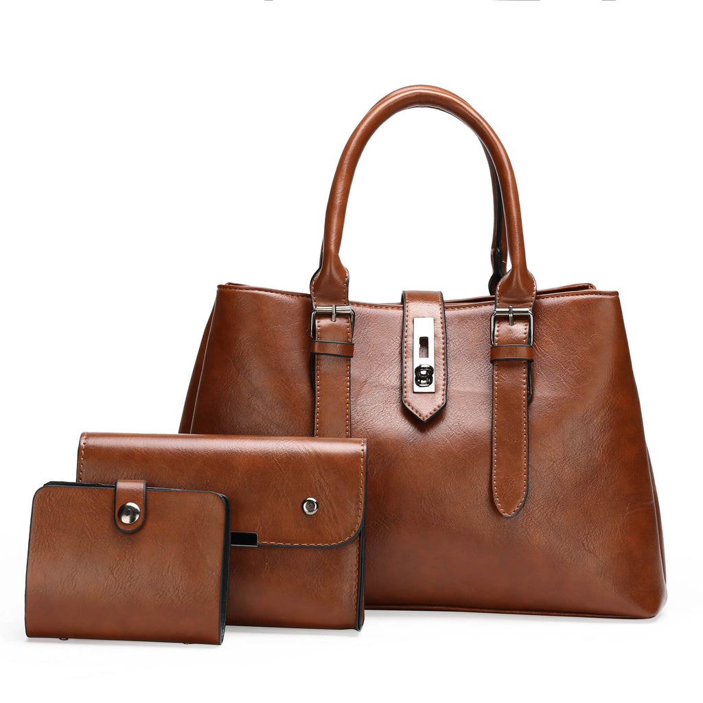 2026 New Women Handbags Three Piece Crossbody Bag Pocket Big Capacity Shoulder Bag Tote Bags Set Women Handbags