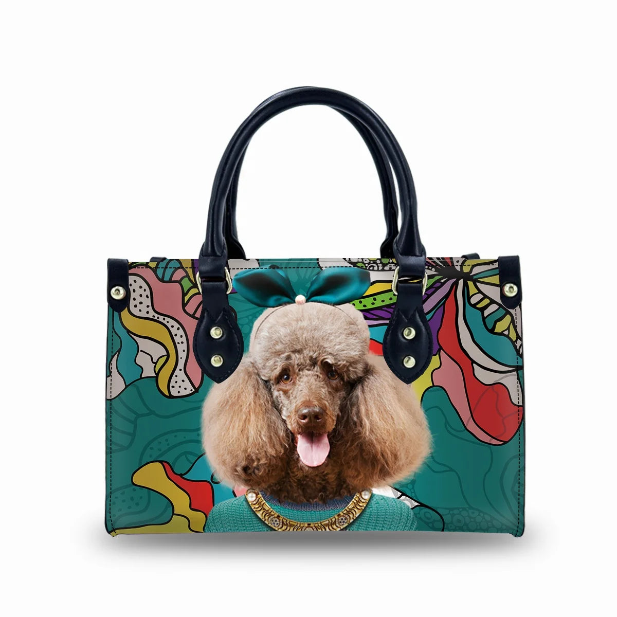 New Cat Pattern Hard Botton Tote Bag Women Handbags Ladies 2023 Luxury Leather Beautiful Ladies Handbags