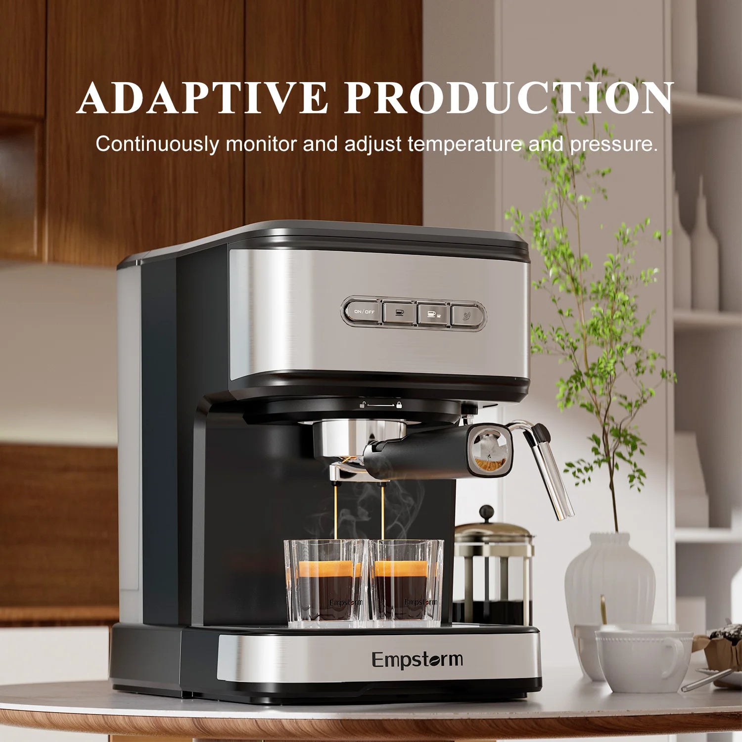 Customized Professional Office Home Low Noise Semi-Automatic Coffee Maker Manual Espresso Machine