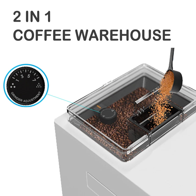 M3 Expresso Business Office Super Cappuccino Latte Espresso Fully Automatic Coffee Maker Machine for Home
