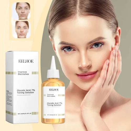 EELHOE Glycolic Acid 7% Toner Gentle Ingredients Nourish Moisturize  Refreshing And Non-Sticky Skin Care