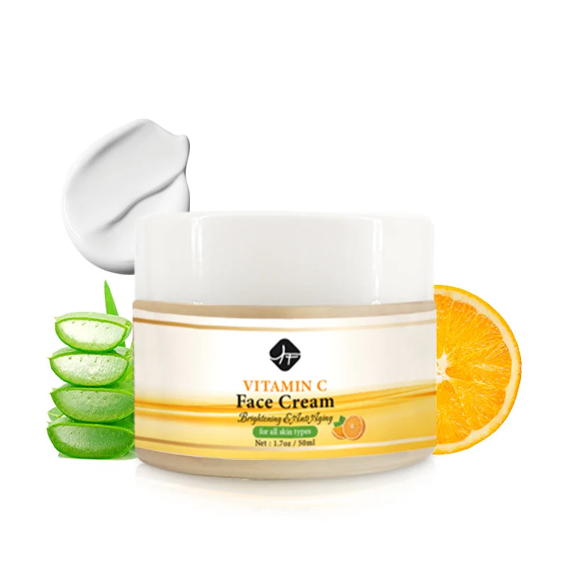 Vitamin C Skin Care Set for Brightening Anti Aging Skin Care Serum Whitening Face Cream