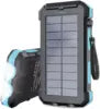 Trending Products 2025 New Arrivals Solar Power Bank 20000mah  Solar Charger Waterproof 8000mah 10000mah 2 USB Portable
