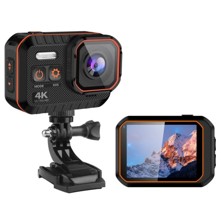 Factory Price  40 Million Pixels 4k 60fps 1080p Sport Camera Action Cam 4k Camera 360 Degree Action Camera