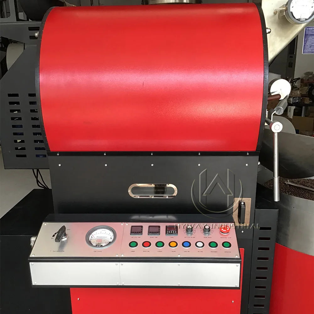 HW-60kg Drum Coffee Roaster Automatic Coffee Roaster Machine Commercial Cocoa