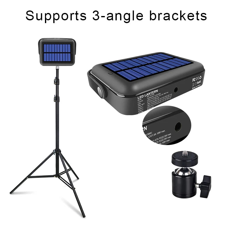 13400mah Solar Power Bank Charger Portable Solar Generator for Mobile Devices