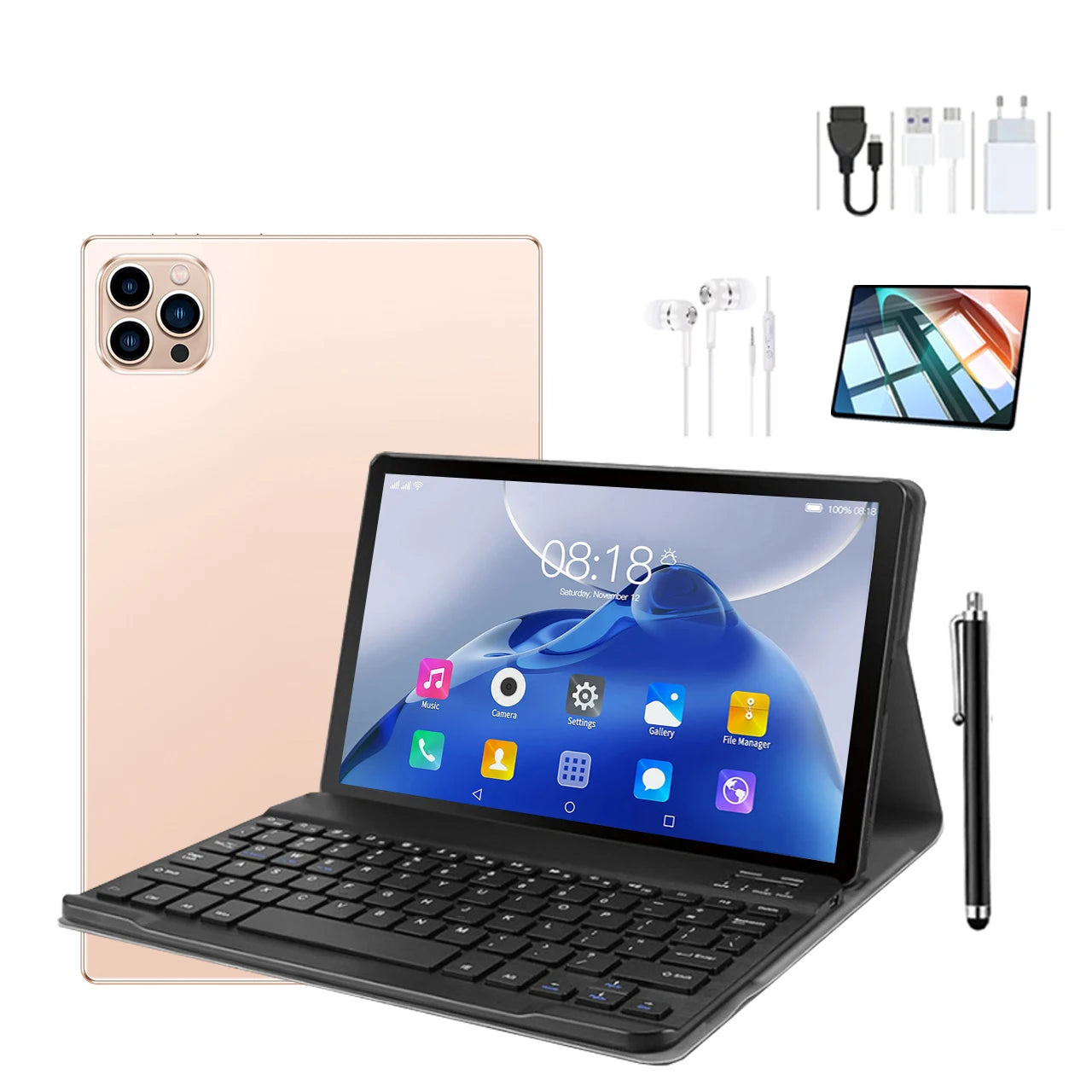 China OEM Cheap 10 Inch Win 10 Android 14 Touch Panel Tablets PC with Stylus Pen