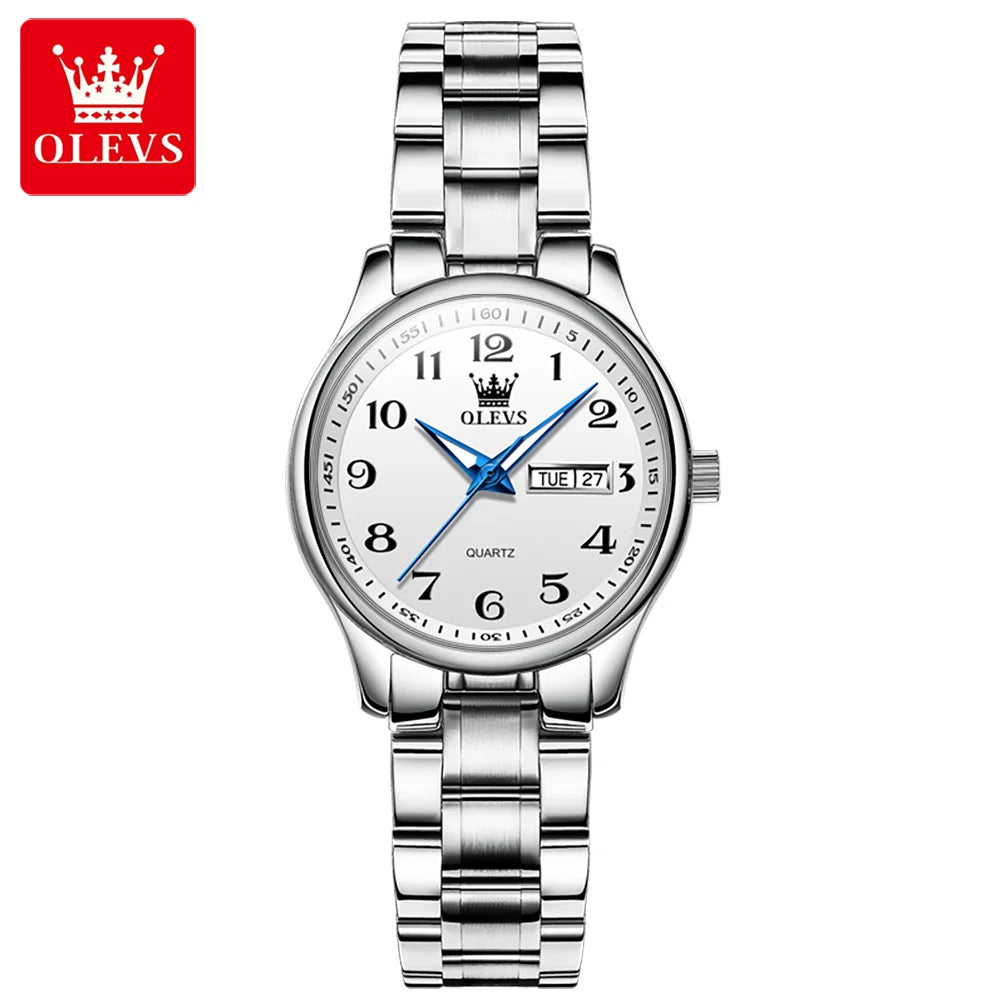 New OLEVS 5567 Luxury Men's Watches Fashionable and Simple Couple Watches Women Quartz SmartWatch Relojes