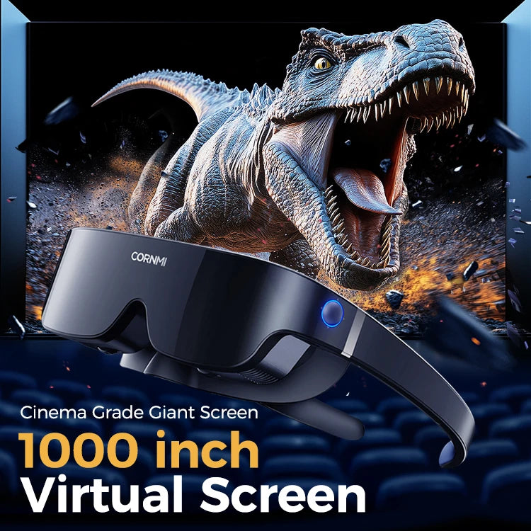 CORNMI Immersive 3D MR Hardware Smart Glasses Head Mounted Virtual Reality Display Private Cinema Gaming Stock Available