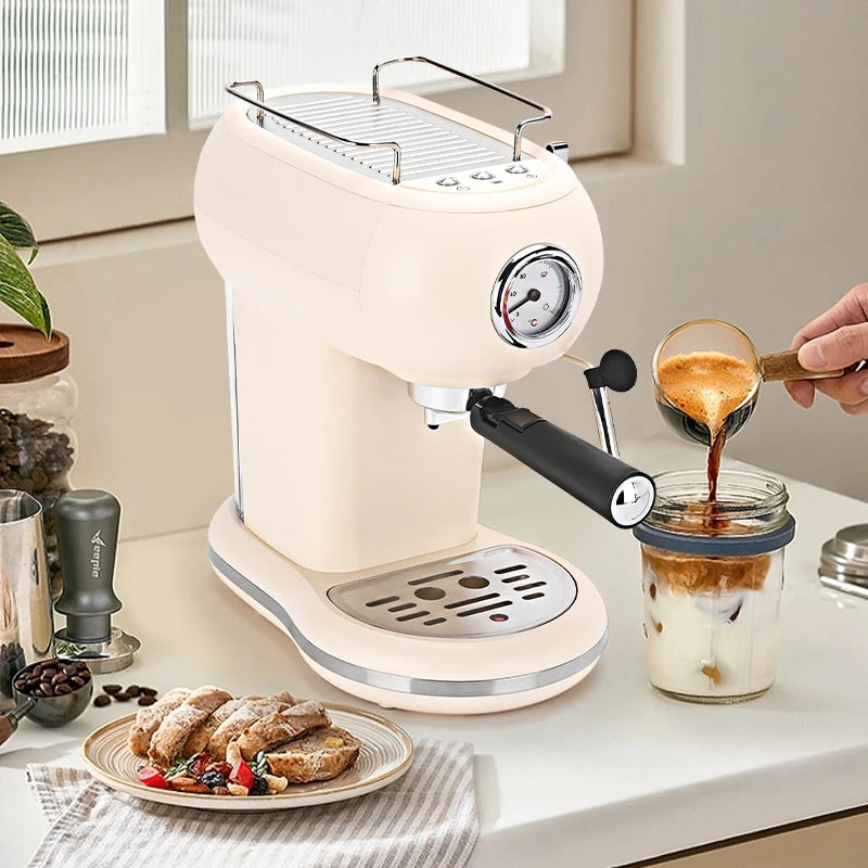 15Bar Home use Cafetera Small Semi Automatic Coffee Maker Espresso Machine