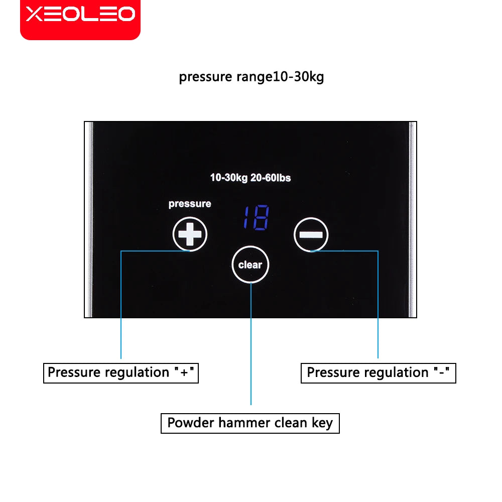 XEOLEO  Commercial 58mm Tamper Machine Aluminum Electric Coffee Powder Press Tool Automatic Coffee Grinder
