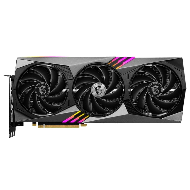Used MSI GeForce RTX 4070Ti GAMING TRIO 12G Graphics Card with 12GB GDDR6X 192 Bit Memory Support OverClock