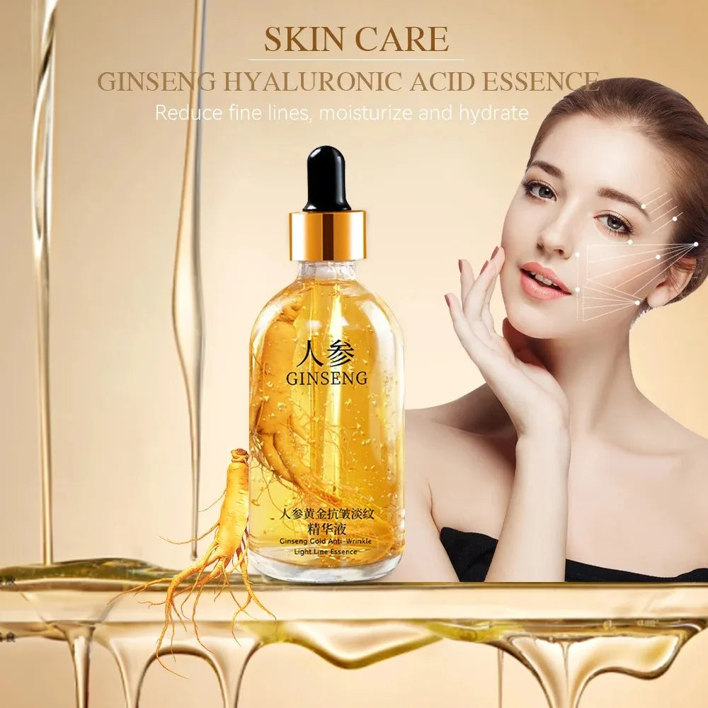 100ml 24k Gold Hyaluronic Acid Nicotinamide Face Serum Facial Lifting Collagen Essence Skin Care Serum