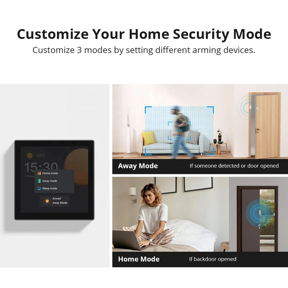 SONOFF NSPanel Pro Smart Home Control Panel Smart Scene Wall Switch EU Wifi Zigbee Smart Thermostat Display Switch All-in-One