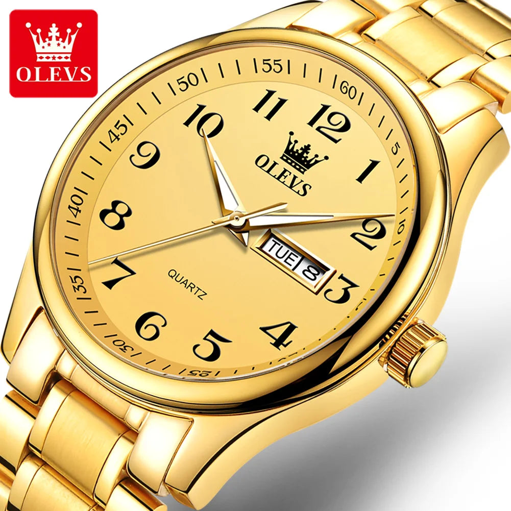 New OLEVS 5567 Luxury Men's Watches Fashionable and Simple Couple Watches Women Quartz SmartWatch Relojes