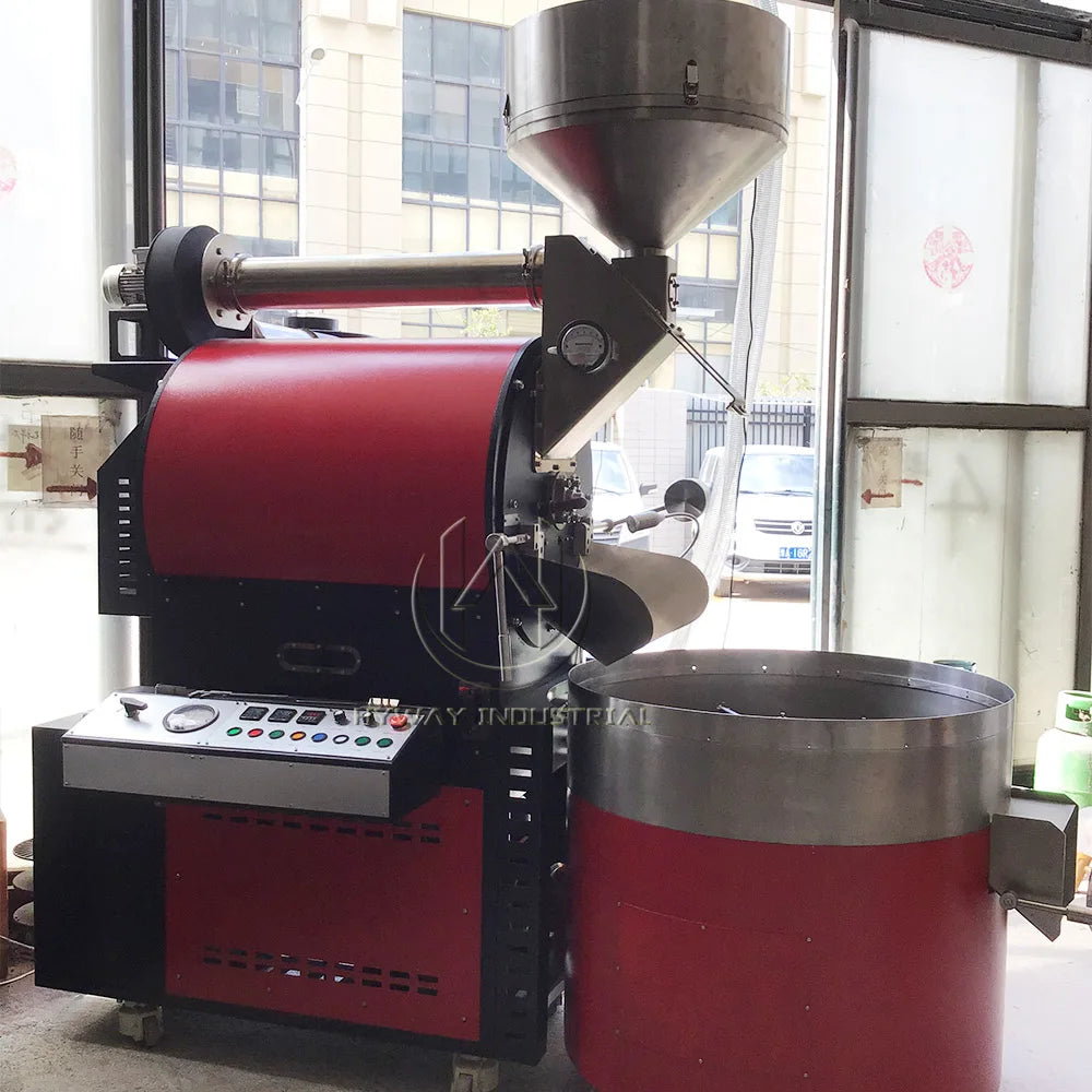 HW-60kg Drum Coffee Roaster Automatic Coffee Roaster Machine Commercial Cocoa