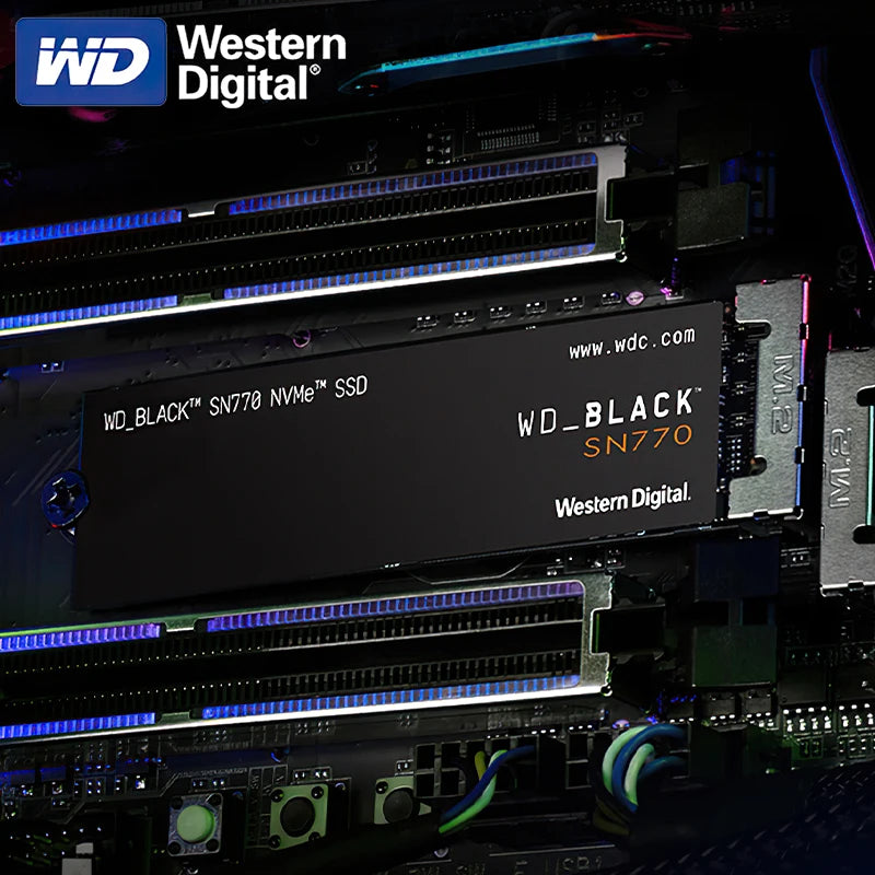 Original WD SN770 SSD 2TB Hard Drive Upto 5150mb/s Internal Solid State Drive PCIe Gen4 NVMe M2 2280 1TB SSD