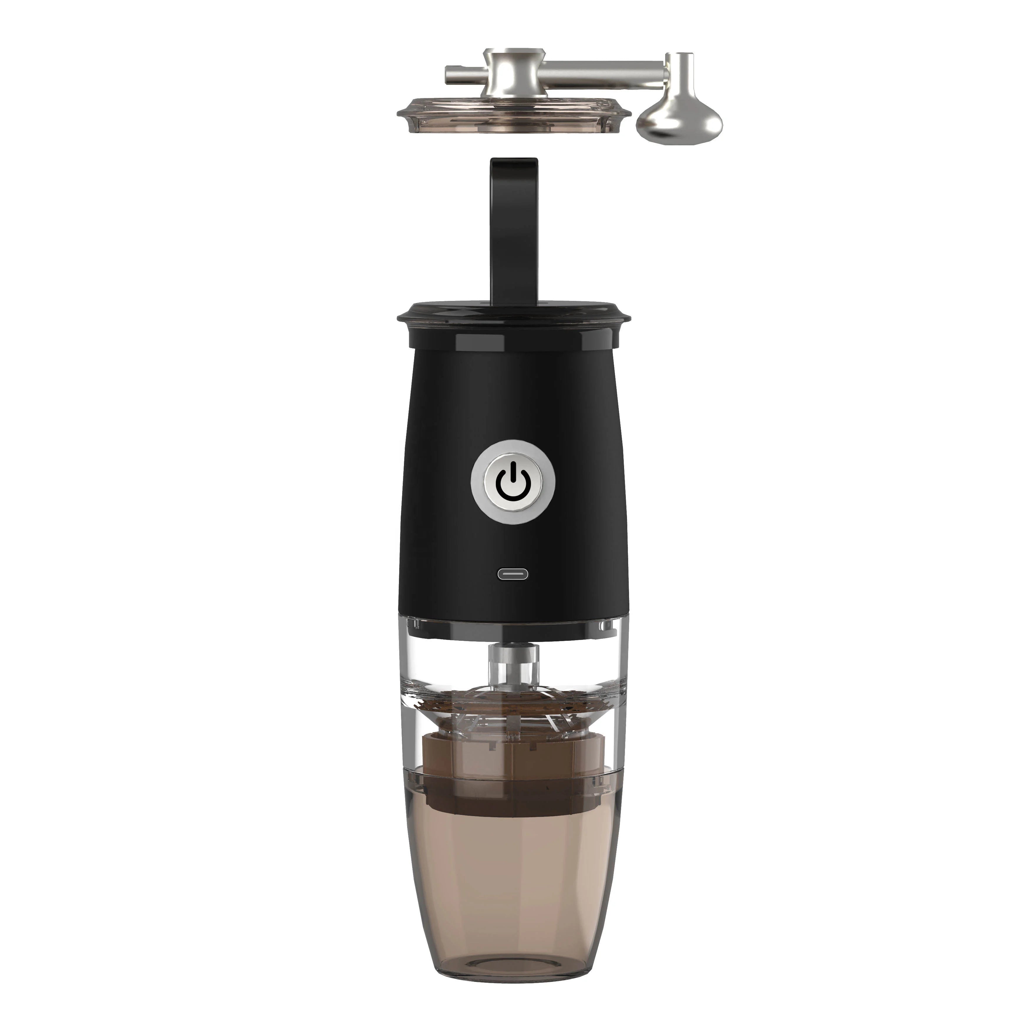 Electric Manual 2 in 1 Coffee Grinder Portable Camping Kitchen Outdoor Automatic Coffee Grinder Machine