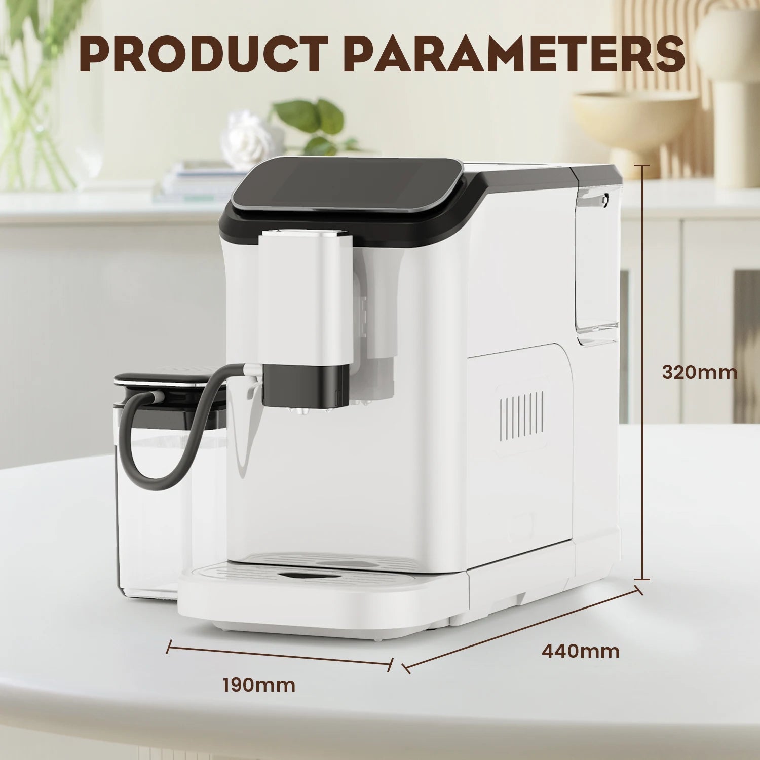 D5 Tuya App Espresso Cappuccino Maker Fully Automatic Coffee Machine With Grinder