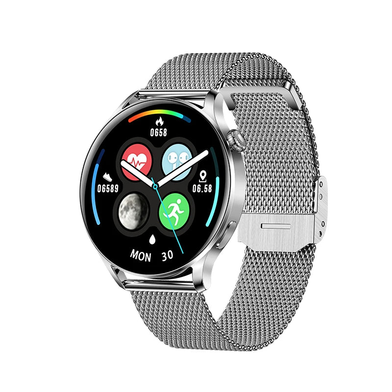 HTech New Arrival 2025 AK37 Smart Watch Round Screen Smart Sport Watches for Men Digital Watch AK37 SmartWatch
