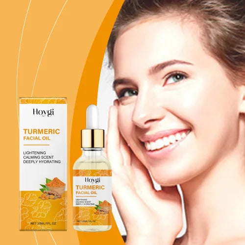 Hoygi Turmeric Essential Oil Gently Moisturizes  Firming And Brightening Facial To Improve Dry Skin Care