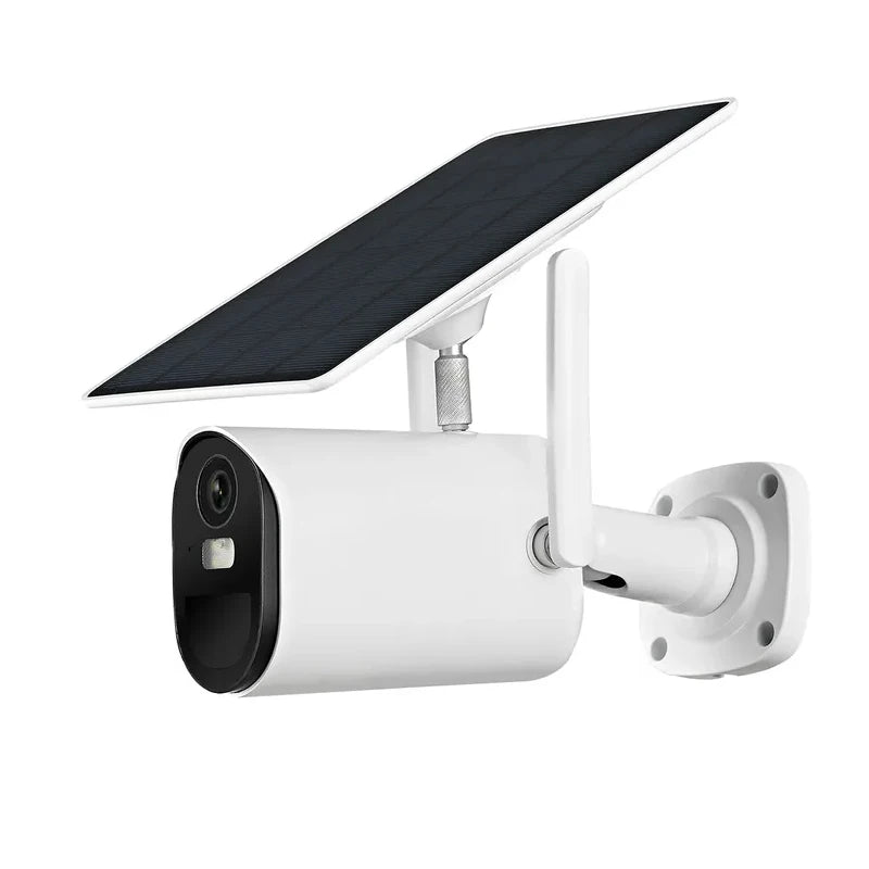 Original Manufacturer 2MP 4MP Night Vision Solar Security Camera WIFI 4G Wireless With Spotlight Rechargeable Solar CCTV Camera